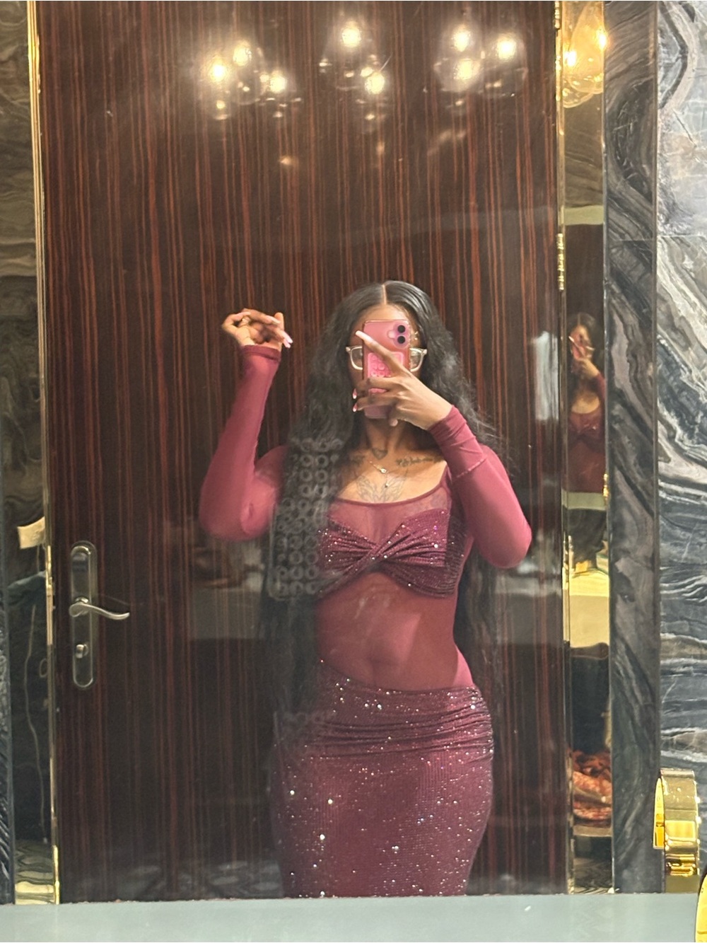 Nash diamanté Dress